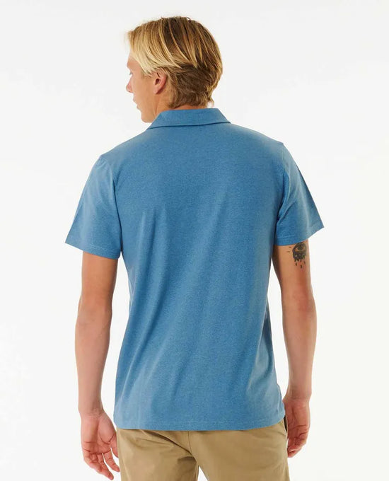 Rip Curl Too Easy Polo Shirt - Dusty Blue