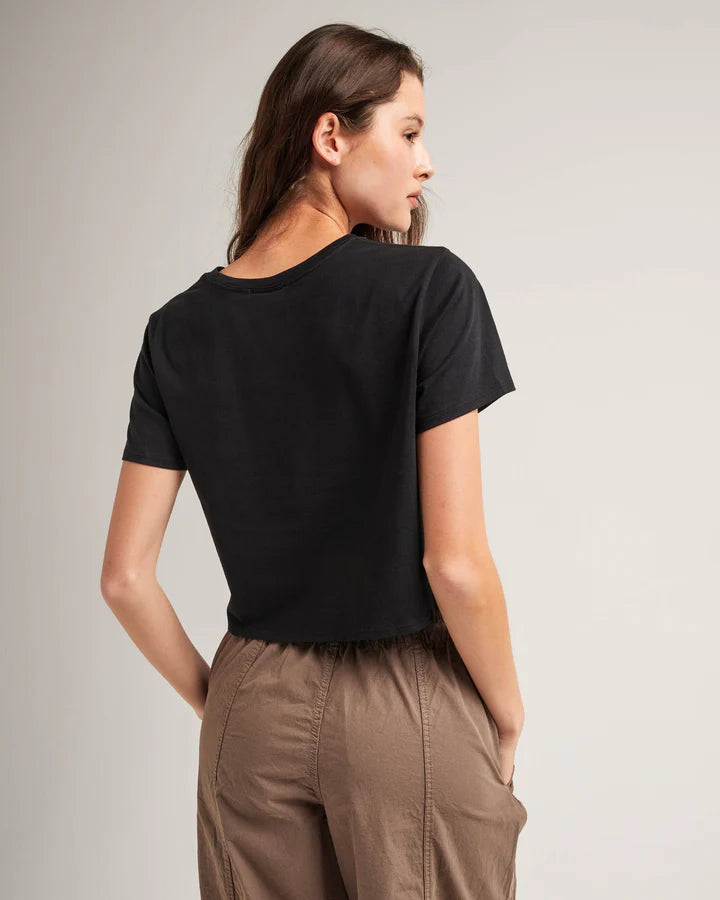 RicherPoorer Pima Boxy Crop Tee