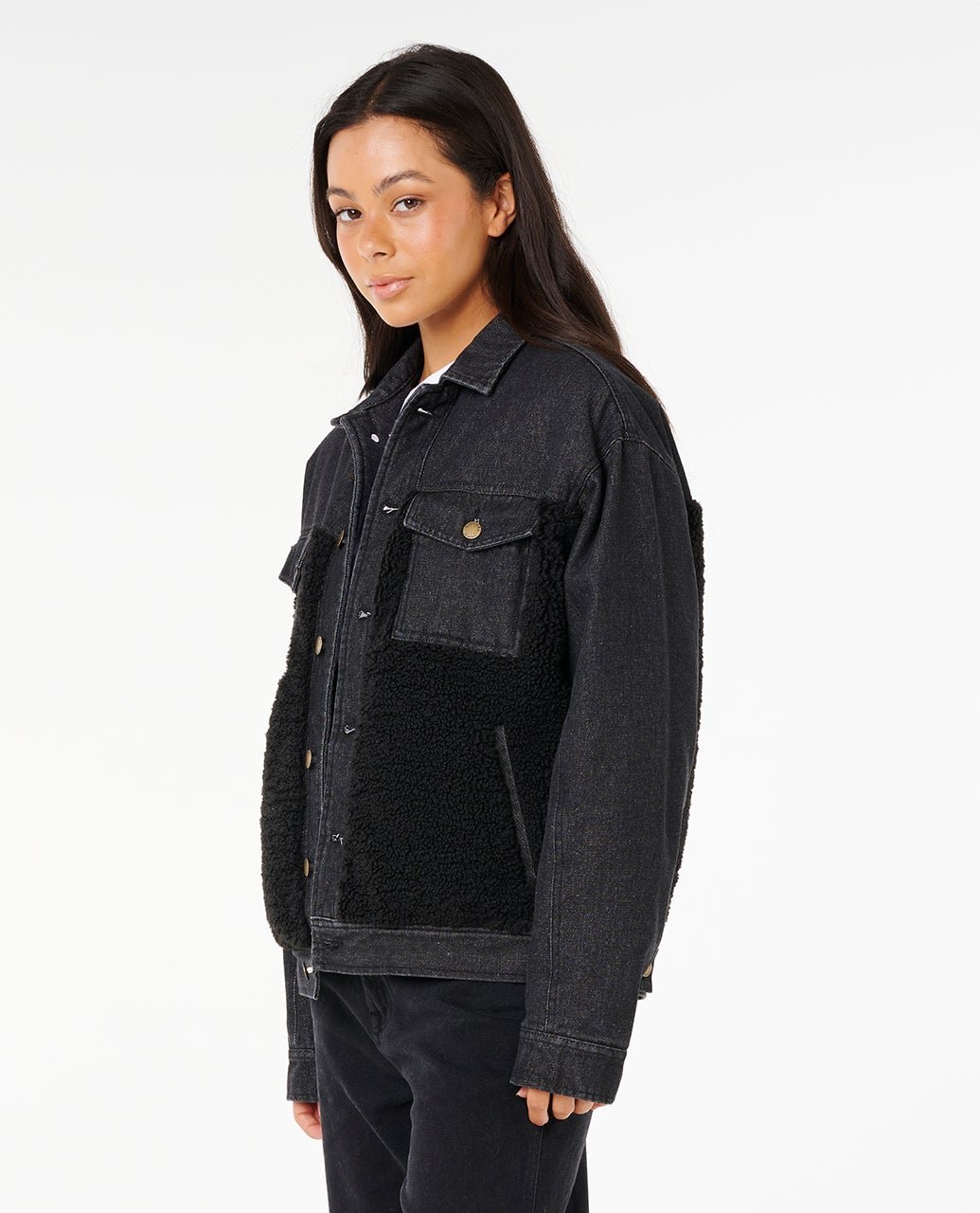 Rip Curl Women's Cruisin Sherpa Denim Jacket