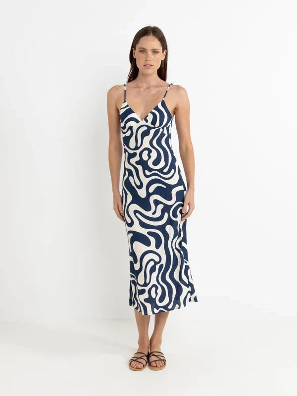 Rhythm Waverly Bias Cut Midi Dress