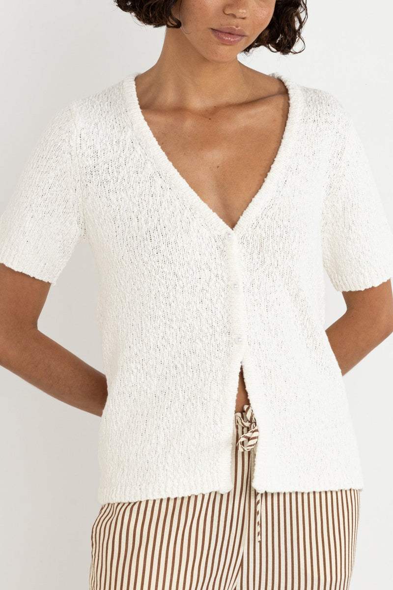 Rhythm Adele Short Sleeve Knit Cardigan