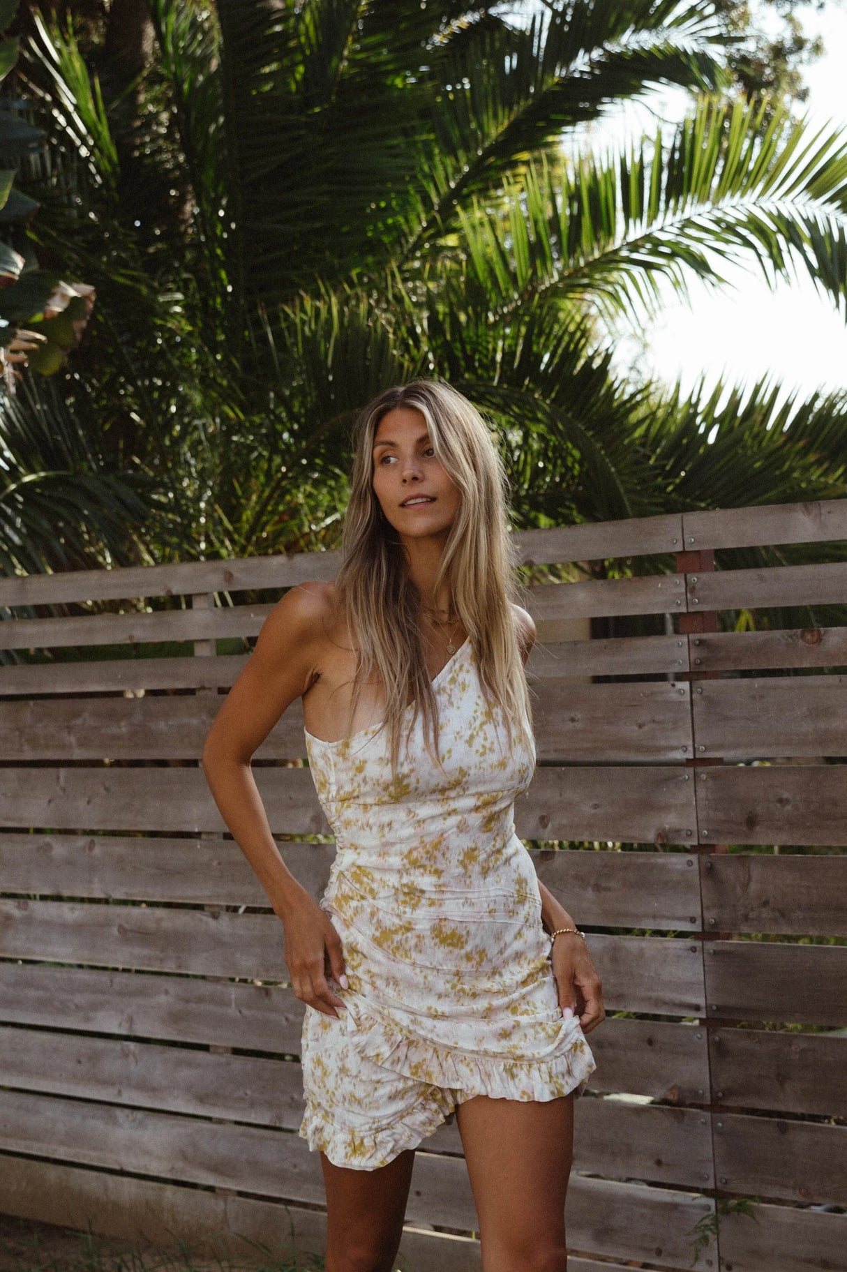 Amuse Society Oasis Dress - Chartreuse
