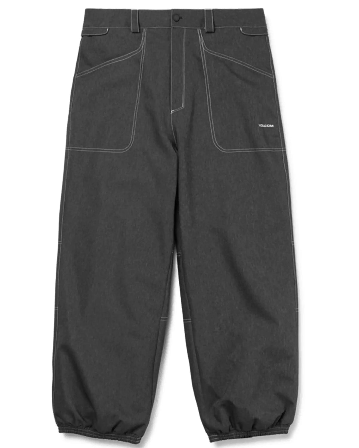 Volcom men's relaxed fit work pants with contrast stitching and large front pockets