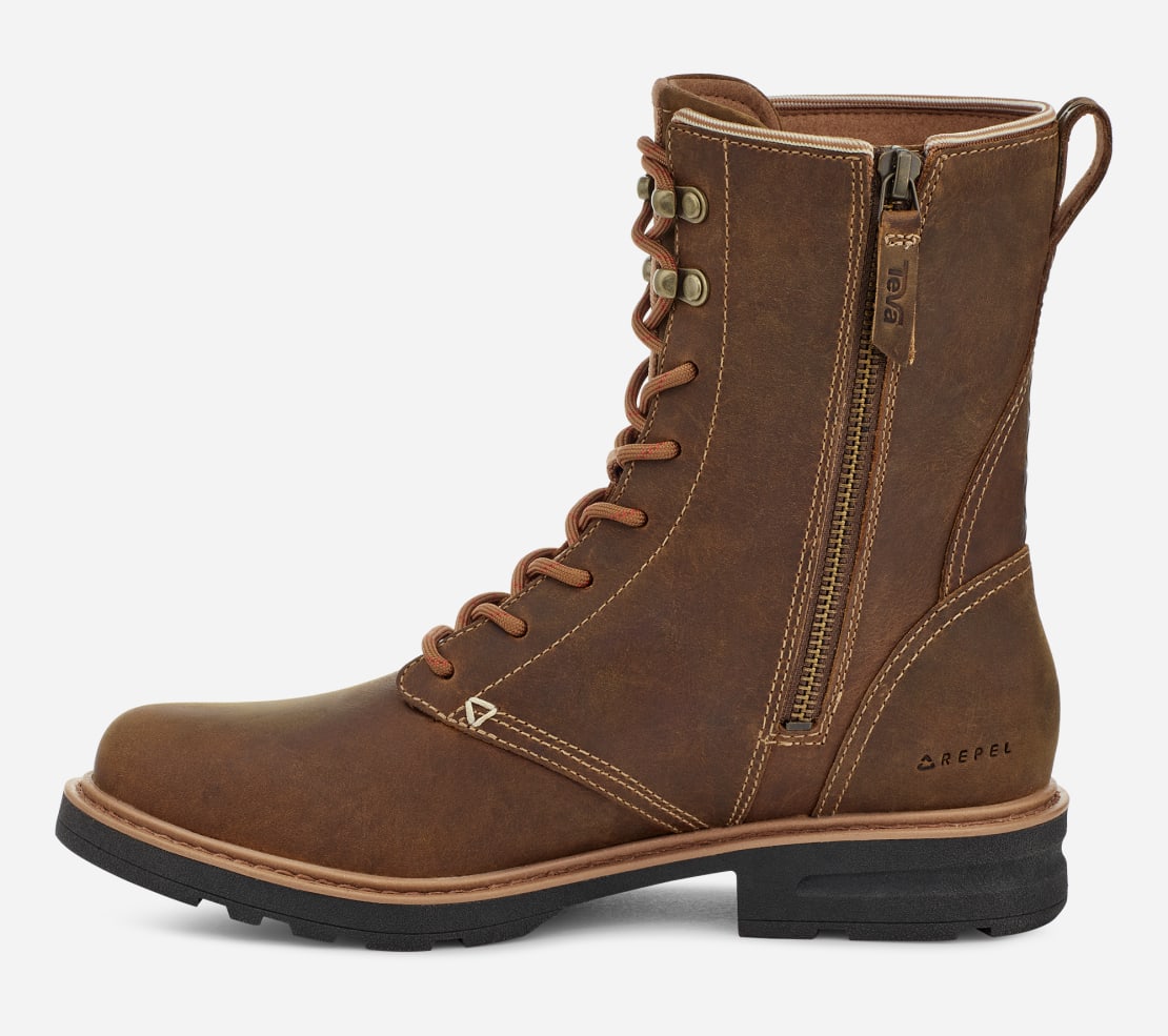 Teva Women's Rowena Lace Boot - Honey Brown