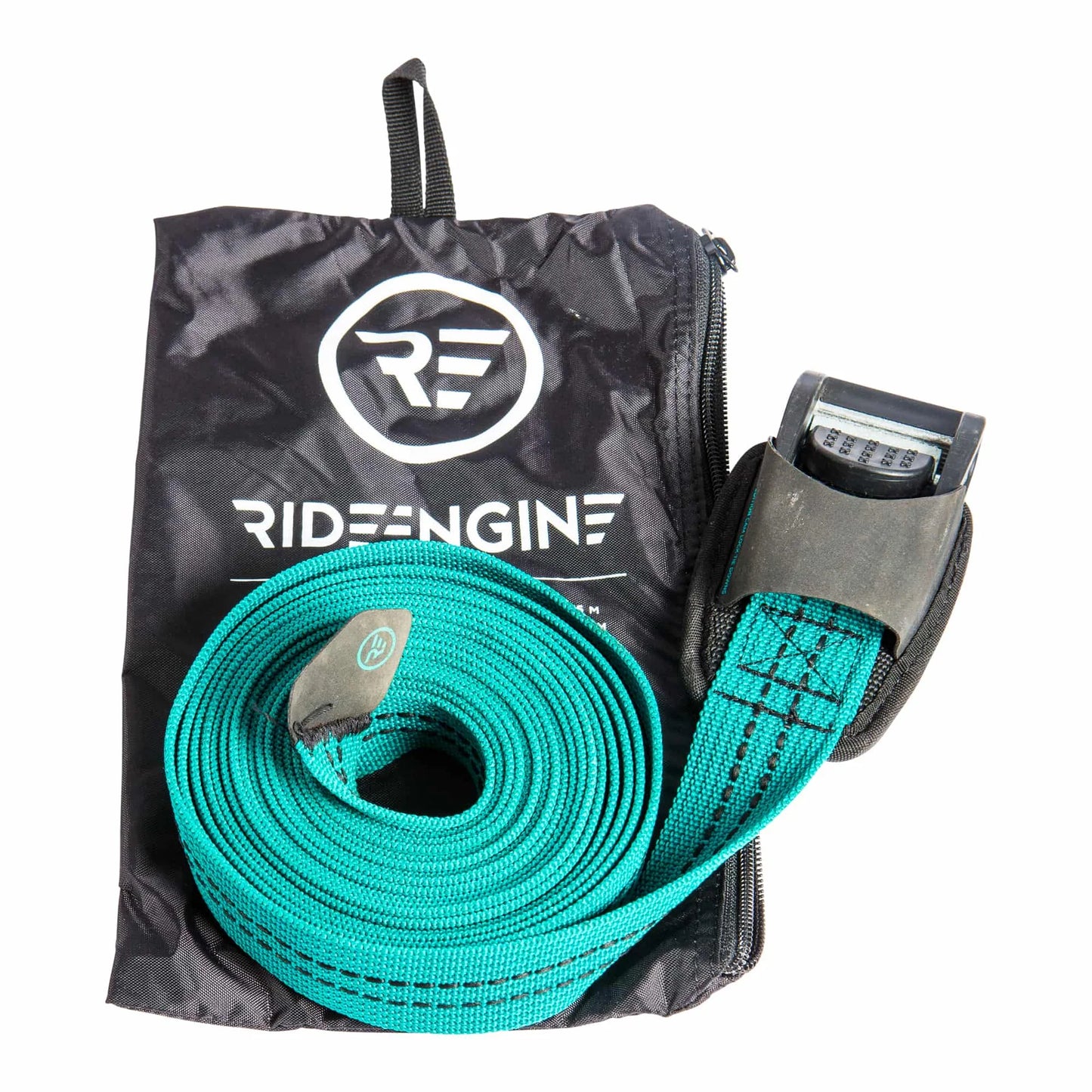 Ride Engine Expedition Tie Down Straps Wide - Green 