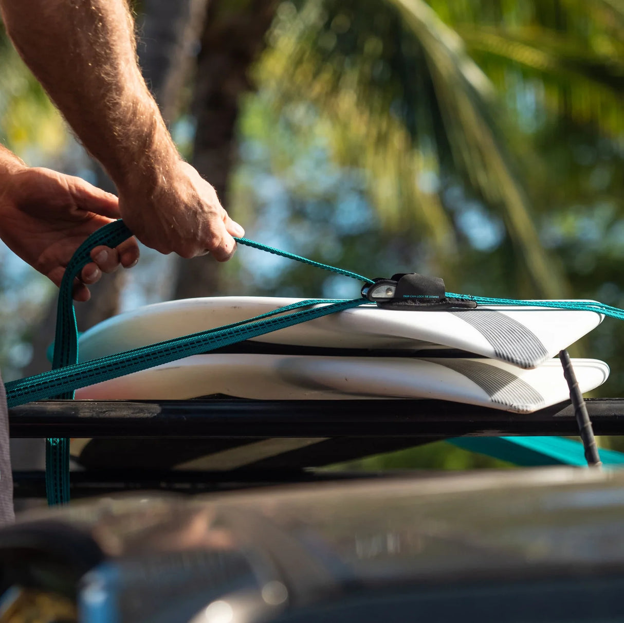 Ride Engine Expedition Tie Down Straps Wide - Green
