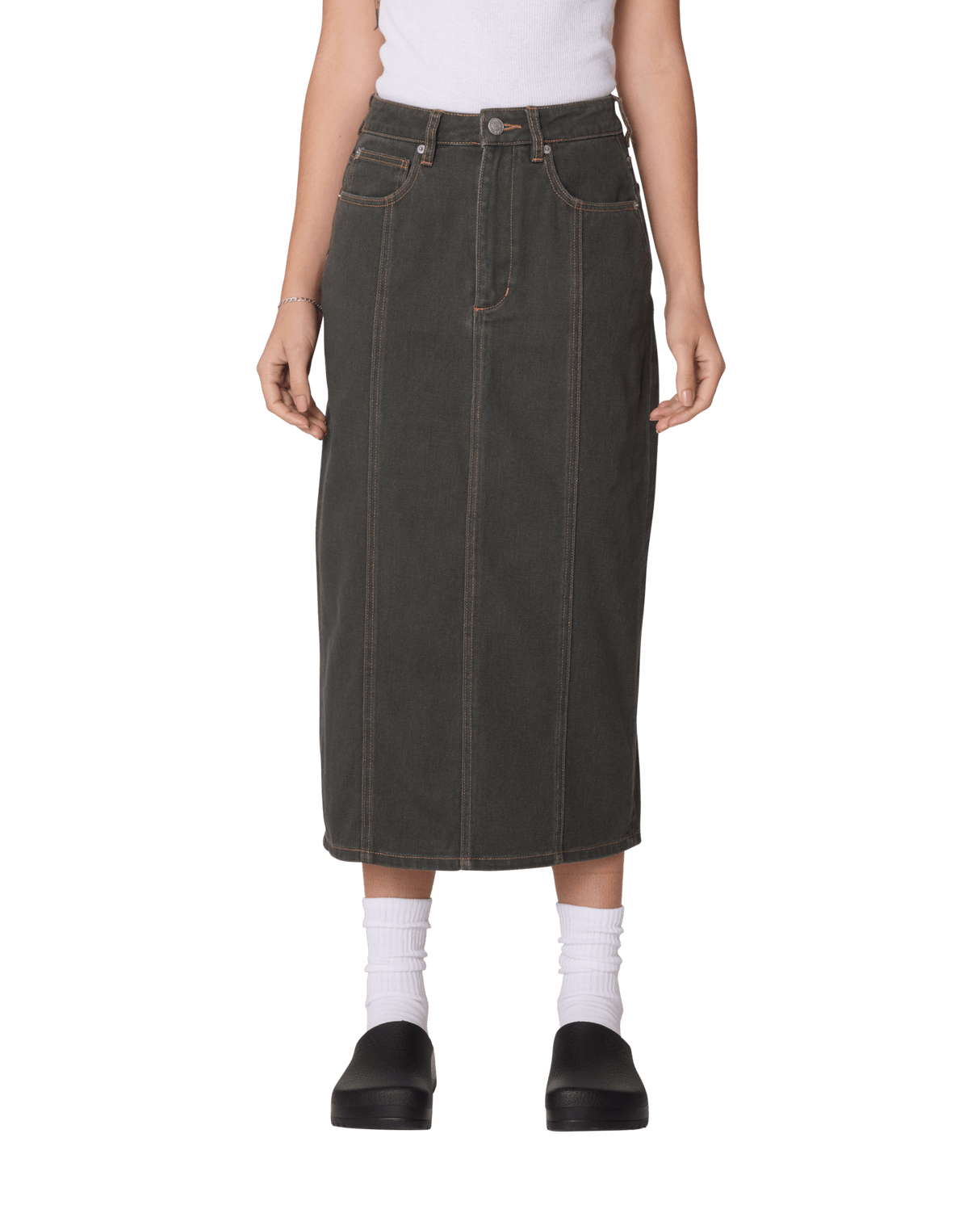 Obey Faye Panel Skirt