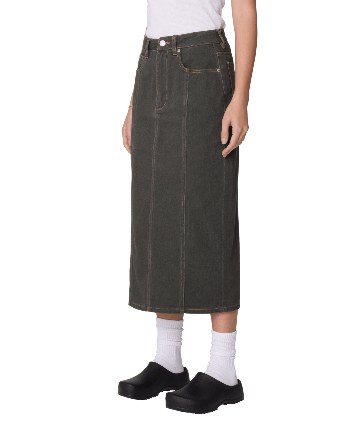 Obey Faye Panel Skirt