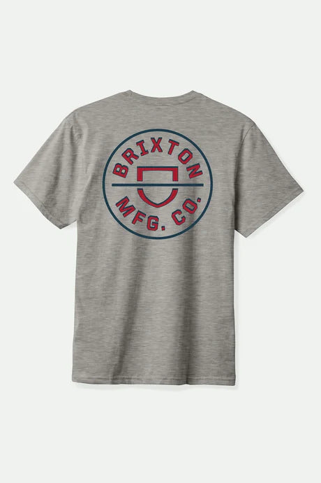 Brixton Men's Crest II Standard T-Shirt