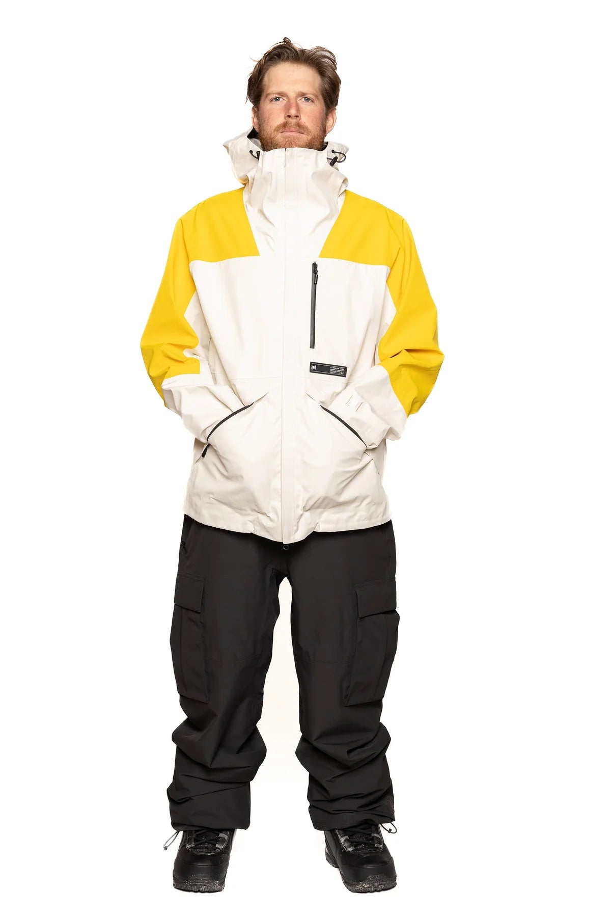 L1 Premium Goods Filmore Jacket 2025 - Cream Hot Yellow