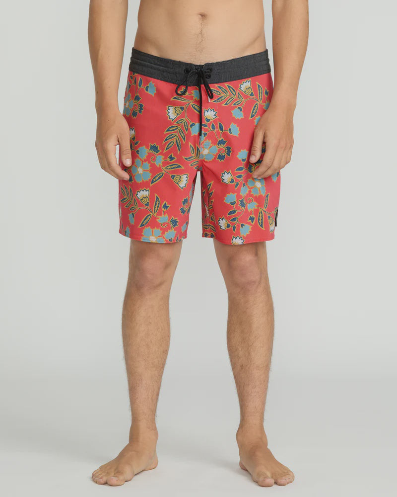 Volcom Men's Psyche Cotton Stoney 17"  Swim Trunks