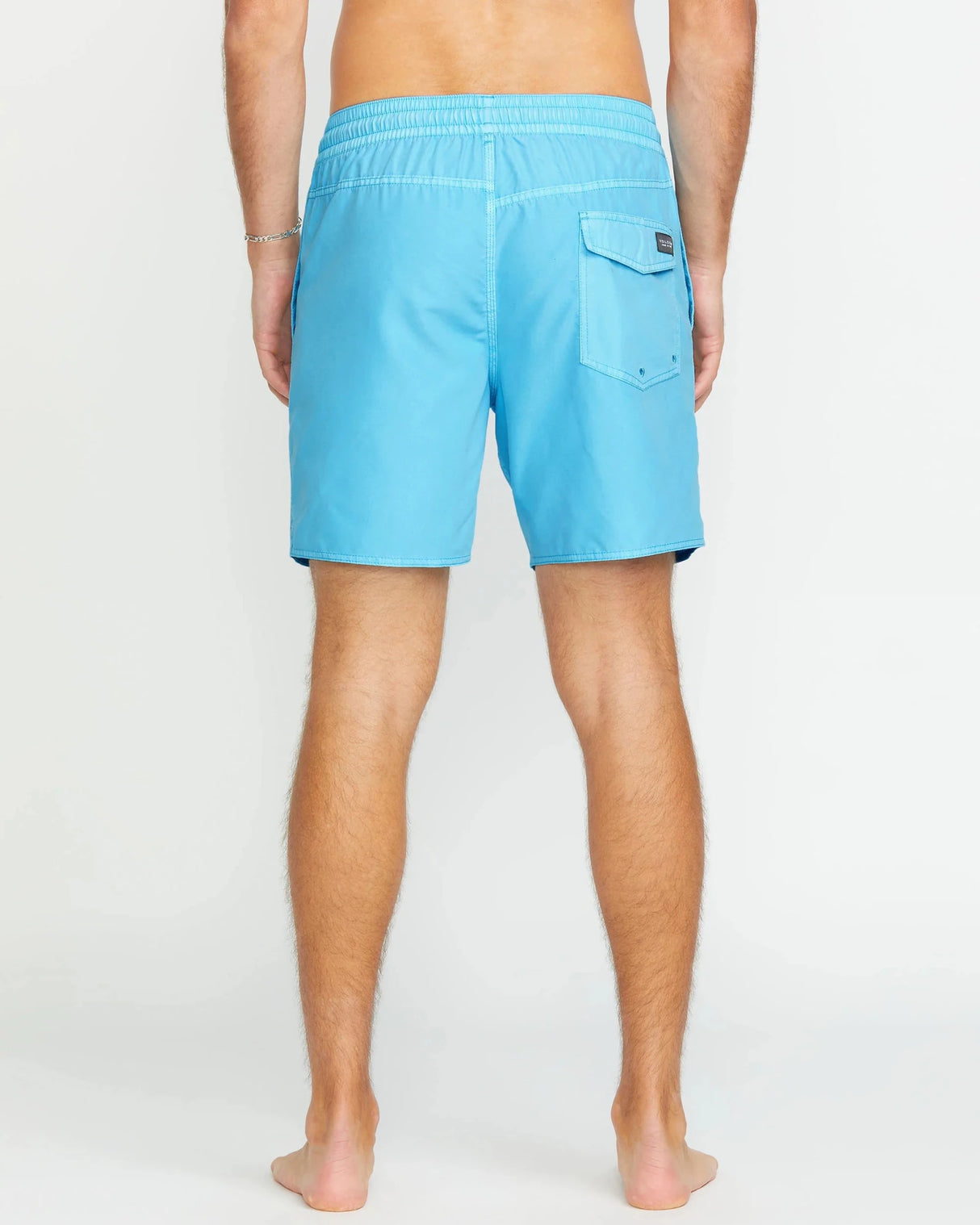 Volcom Men's Center Elastic Waist Trunk 17"