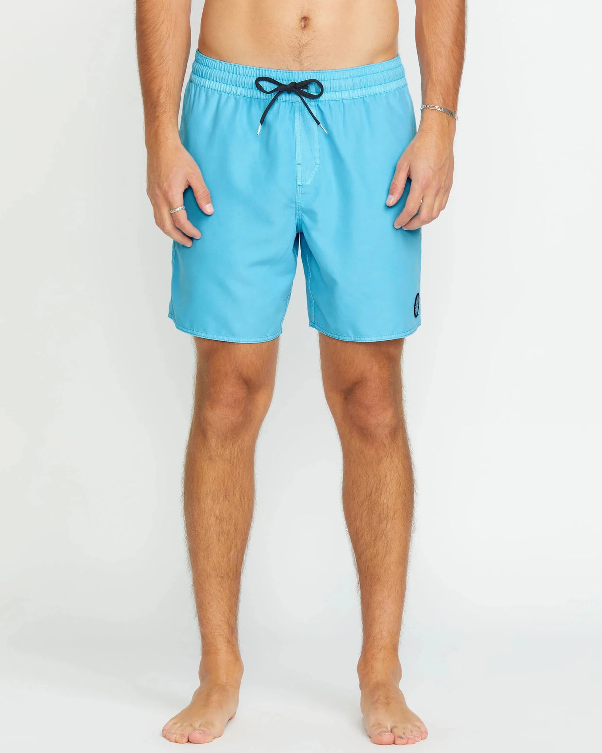 Volcom Men's Center Elastic Waist Trunk 17"