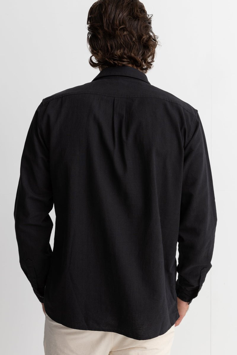 Rhythm Classic Linen LS Shirt