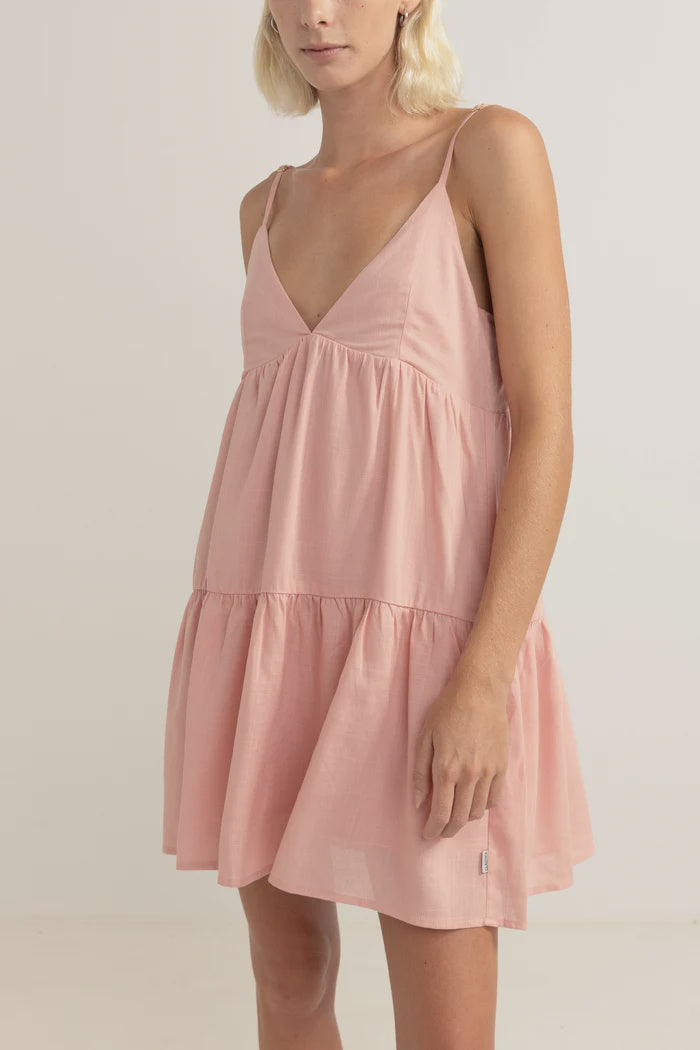 Rhythm Classic Tiered Mini Dress