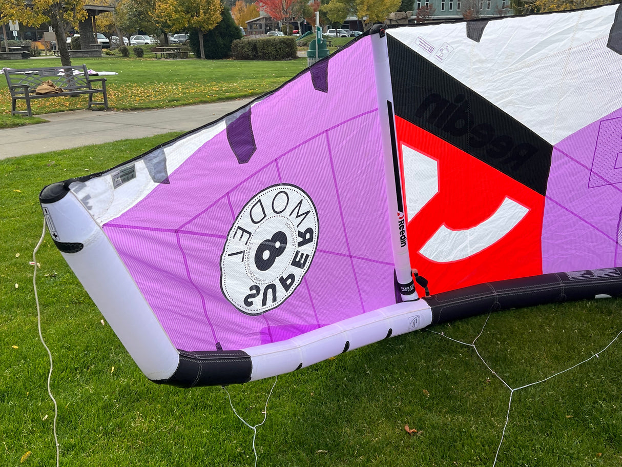 8m Reedin Super Model HTF2 Kiteboarding Kite - Used