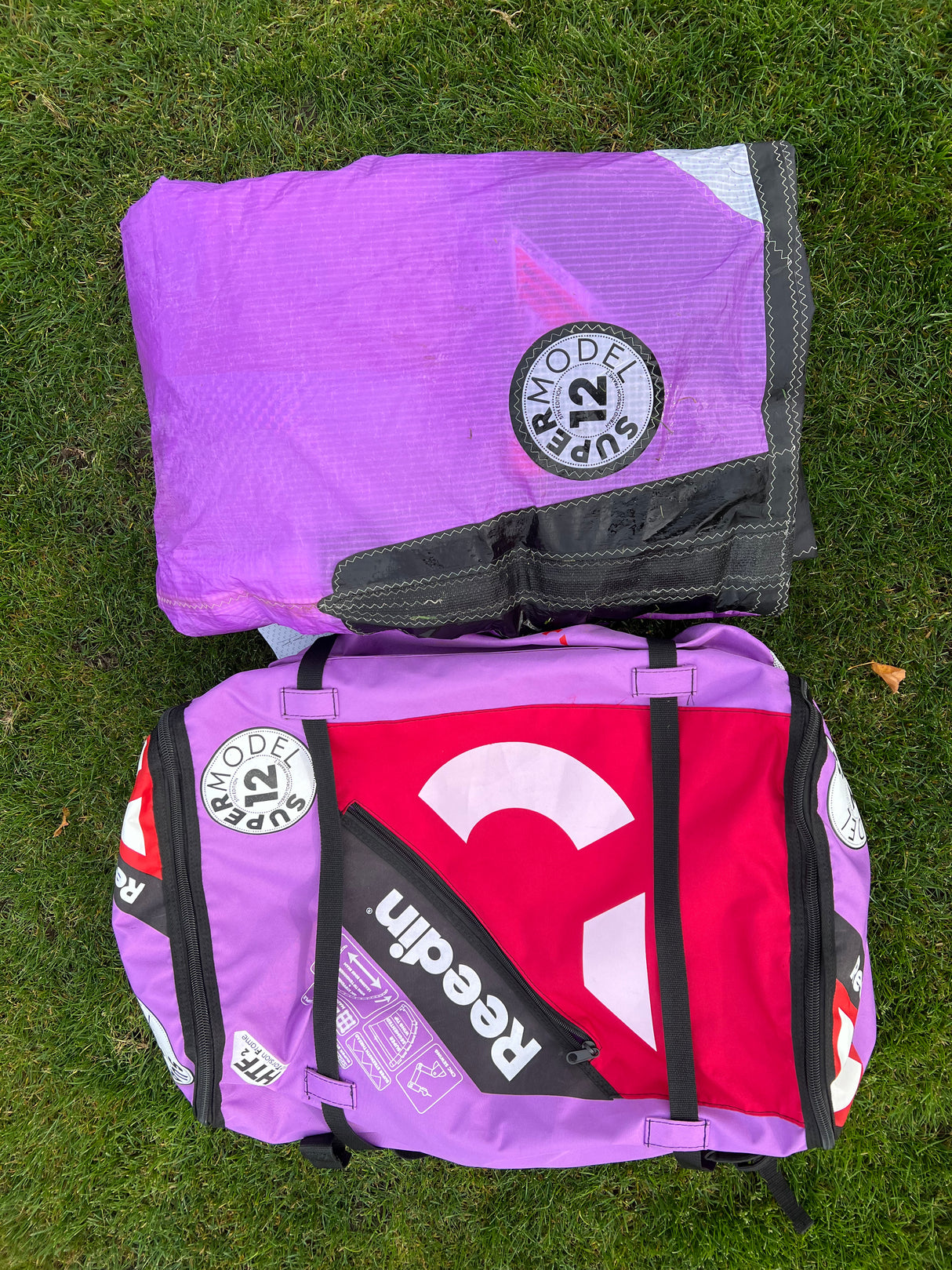 12m Reedin Super Model HTF Kiteboarding Kite - Used