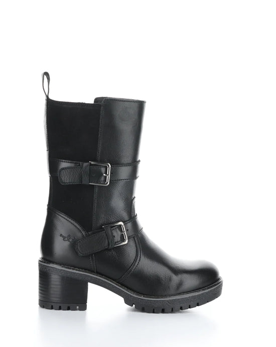 Bos & Co Maise Round Toe Boots - Black