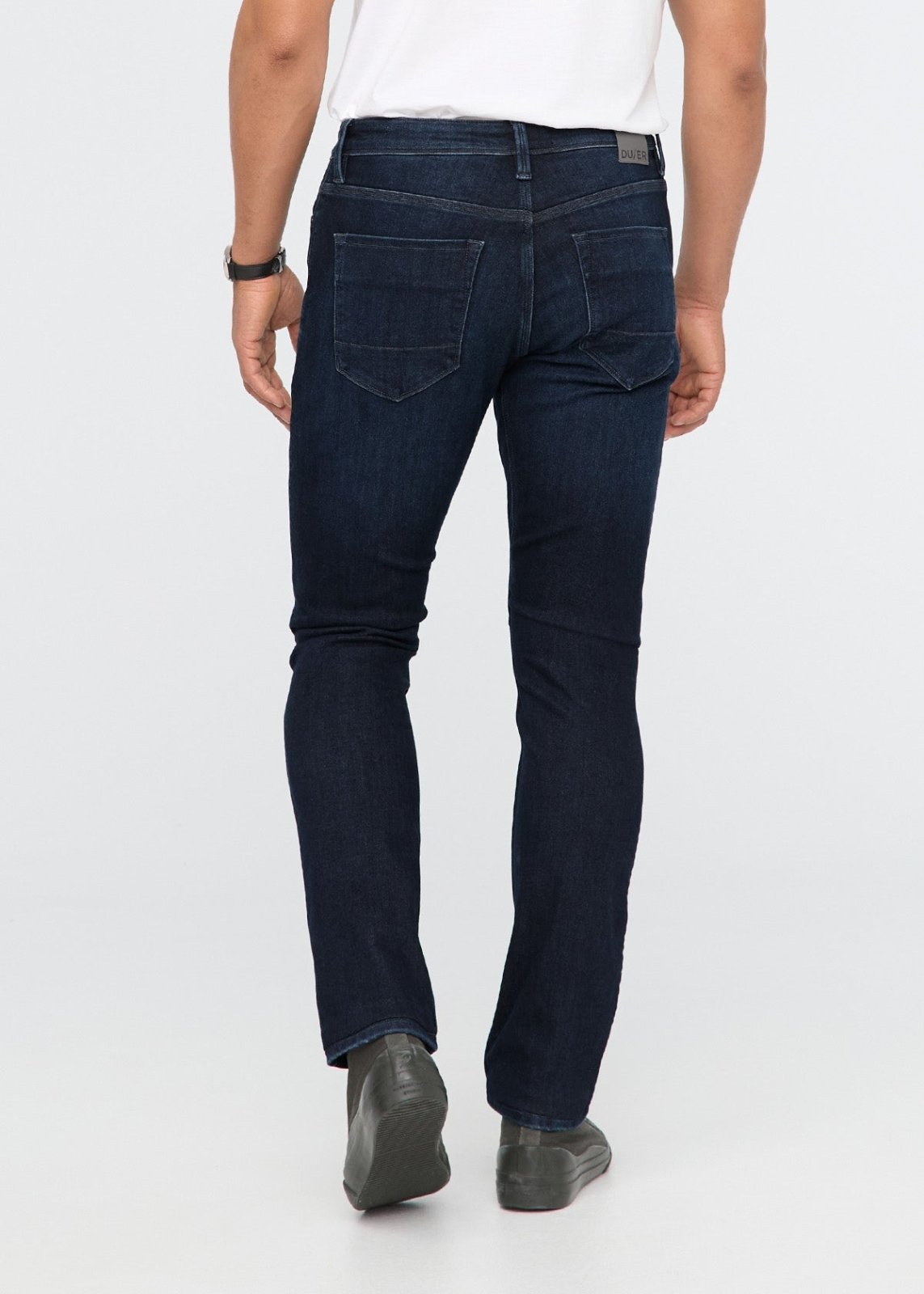 Duer Men's Tech fleece Denim Relaxed Taper