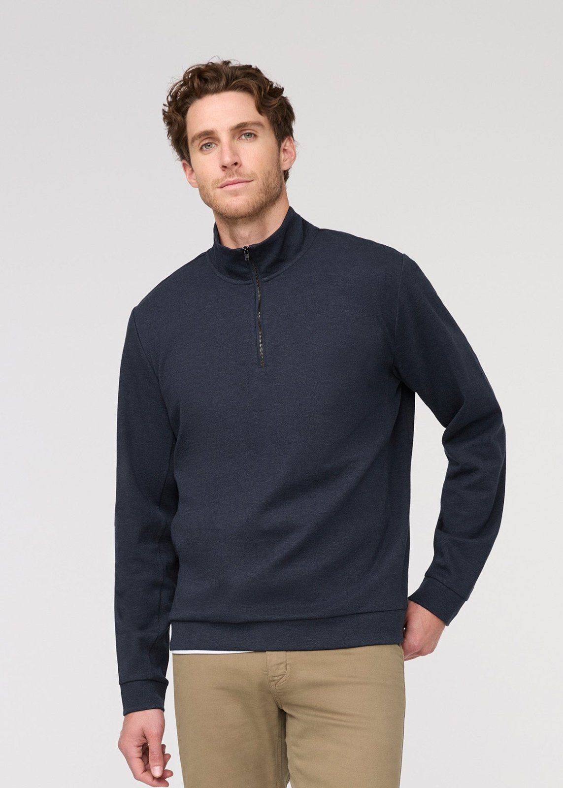 Duer Performance Flannel Quarter Zip
