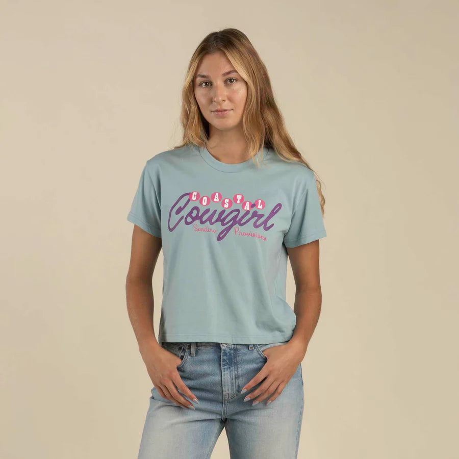 Sendero Coastal Cowgirl Crop Tee