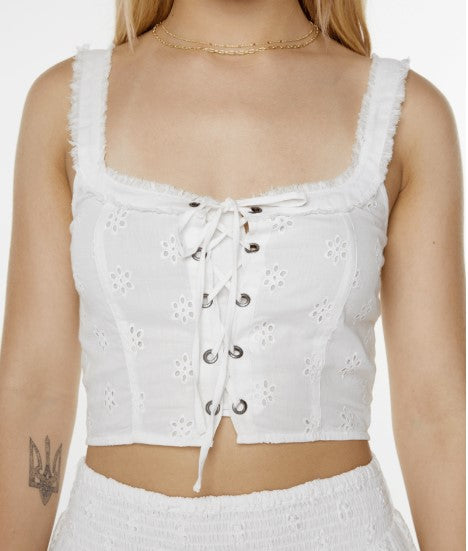 Roxy Hazel Lace Up Tank