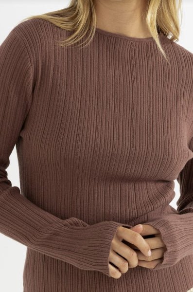 Rhythm Women's Essential Long Sleeve Knit Top