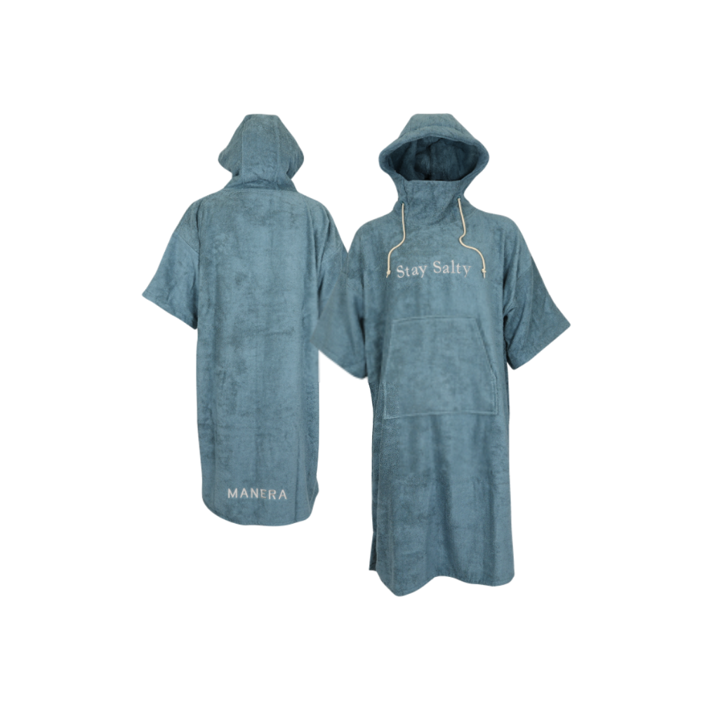 Manera Winter Poncho - Teal