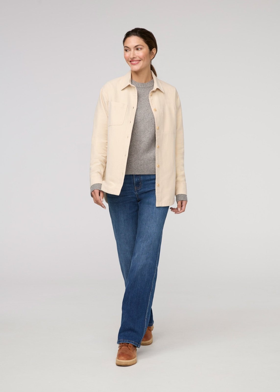 Duer Women's No Sweat Moleskin Overshirt