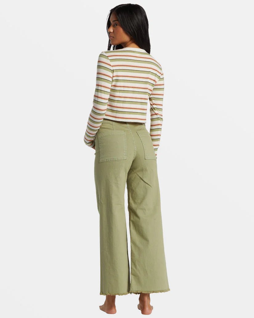 Billabong Free Fall High-Waist Pants - Army
