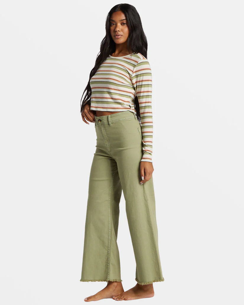Billabong Free Fall High-Waist Pants - Army