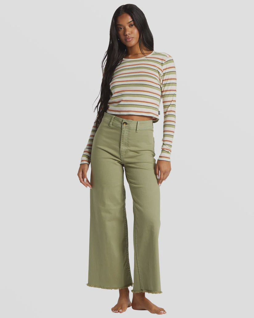 Billabong Free Fall High-Waist Pants - Army