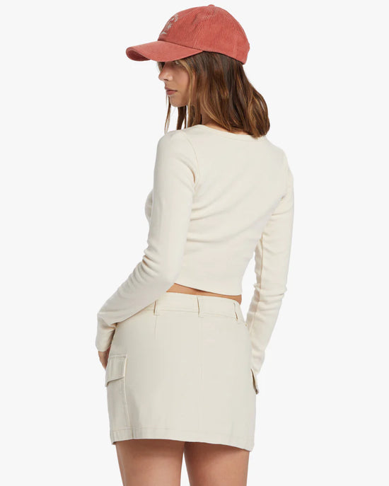 Billabong Hilary Cargo Skirt - Whitecap