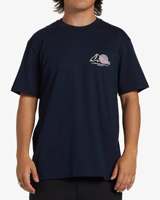 Billabong Sunset Short Sleeve T-Shirt - Navy