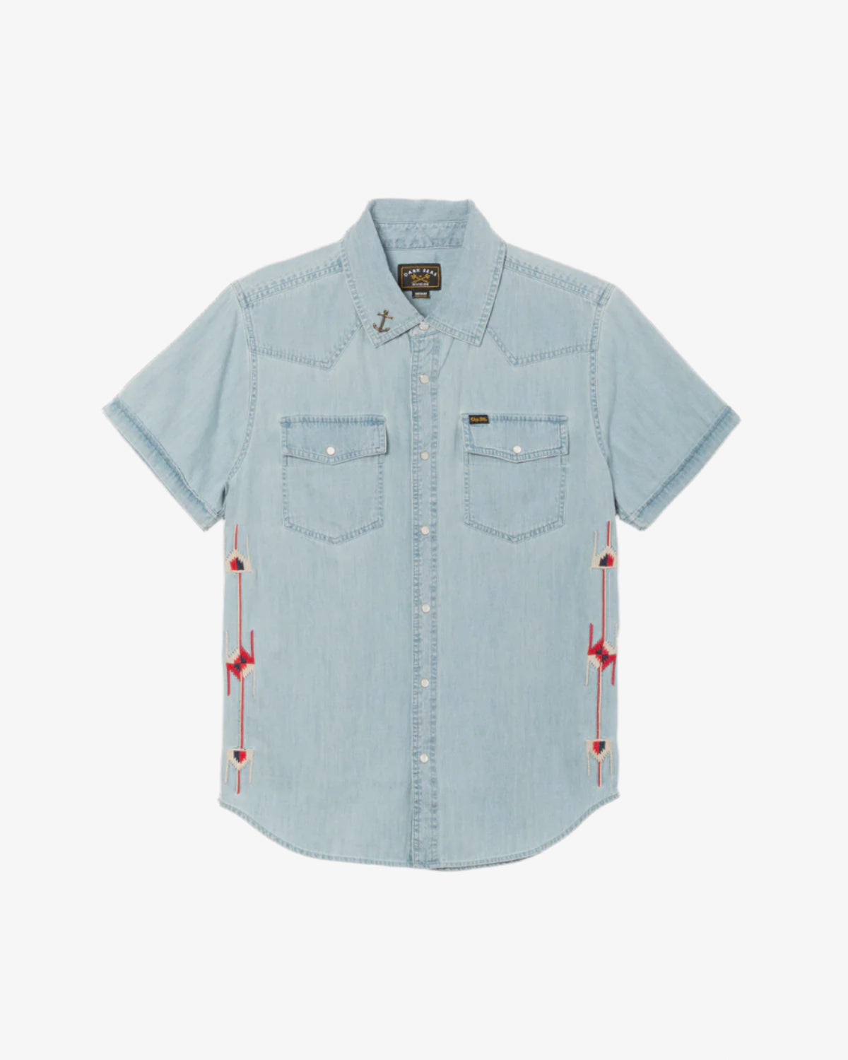 Dark Seas Autry SS Shirt - Light Indigo