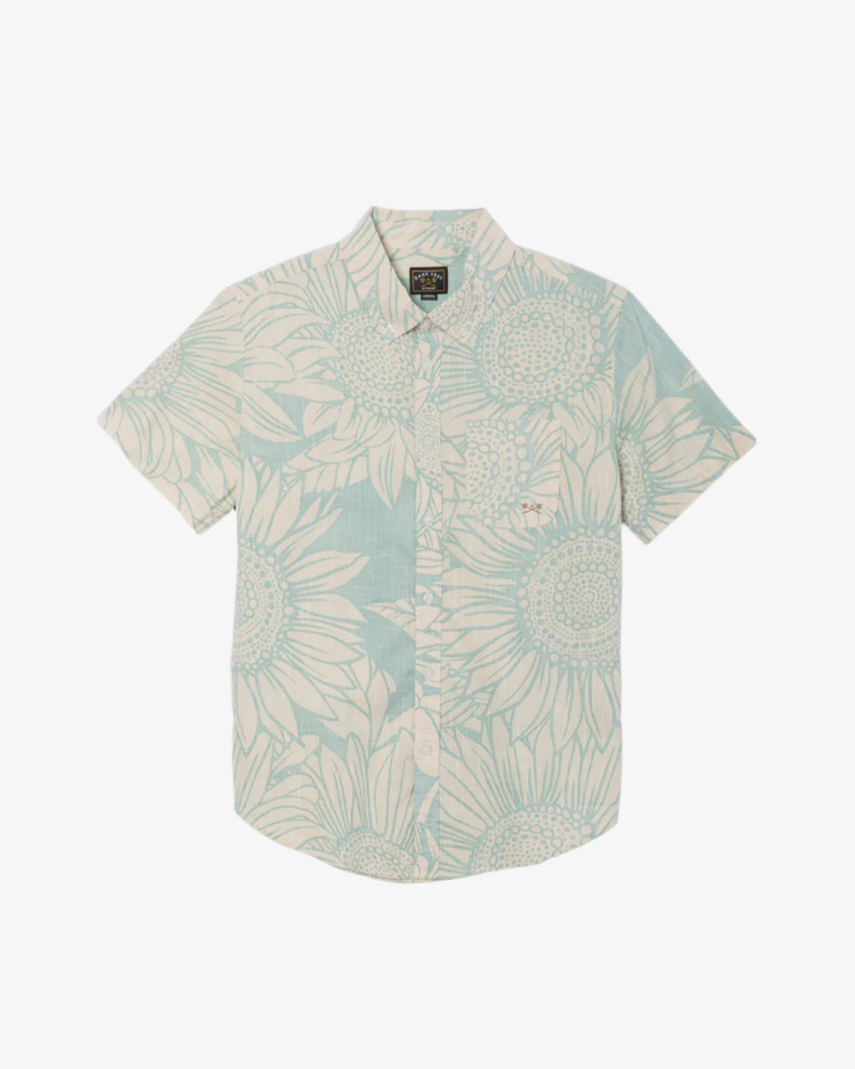 Dark Seas Merle SS Shirt - Turquoise