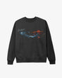 Dark Seas Shipwrecked Pigment Crew Fleece - Black