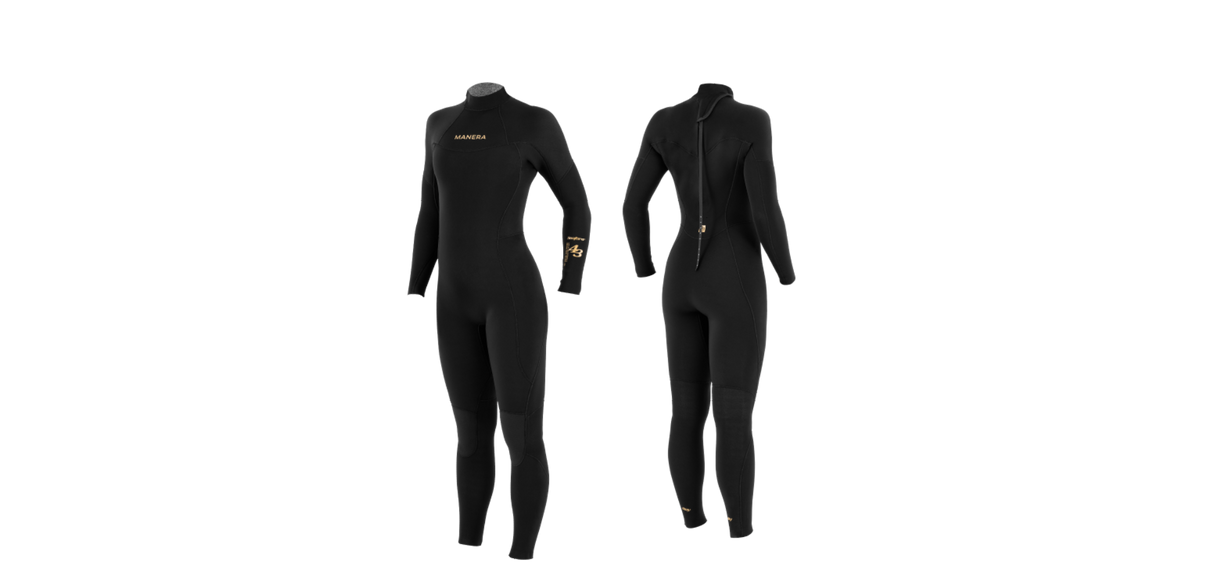 Manera Women's Seafarer Back Zip 4.3mm