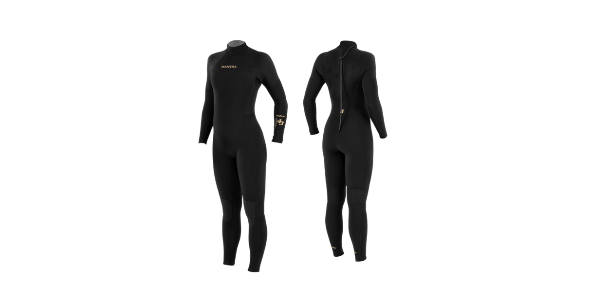 Manera Women's Seafarer Back Zip 4.3mm
