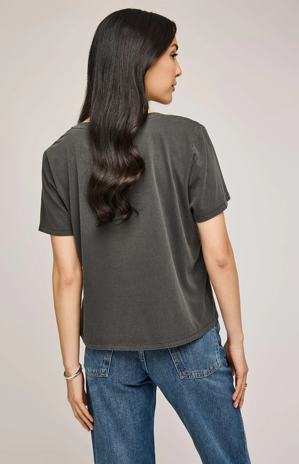 Gentle Fawn Lucy T-Shirt - Washed Black