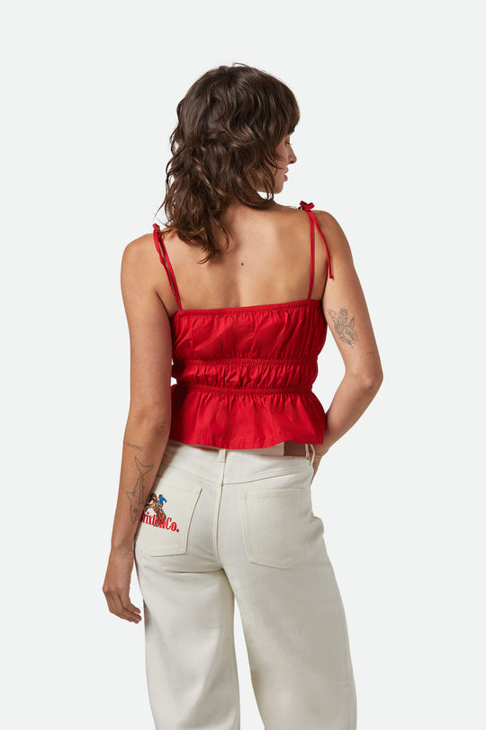 Brixton Eden Smocked Top