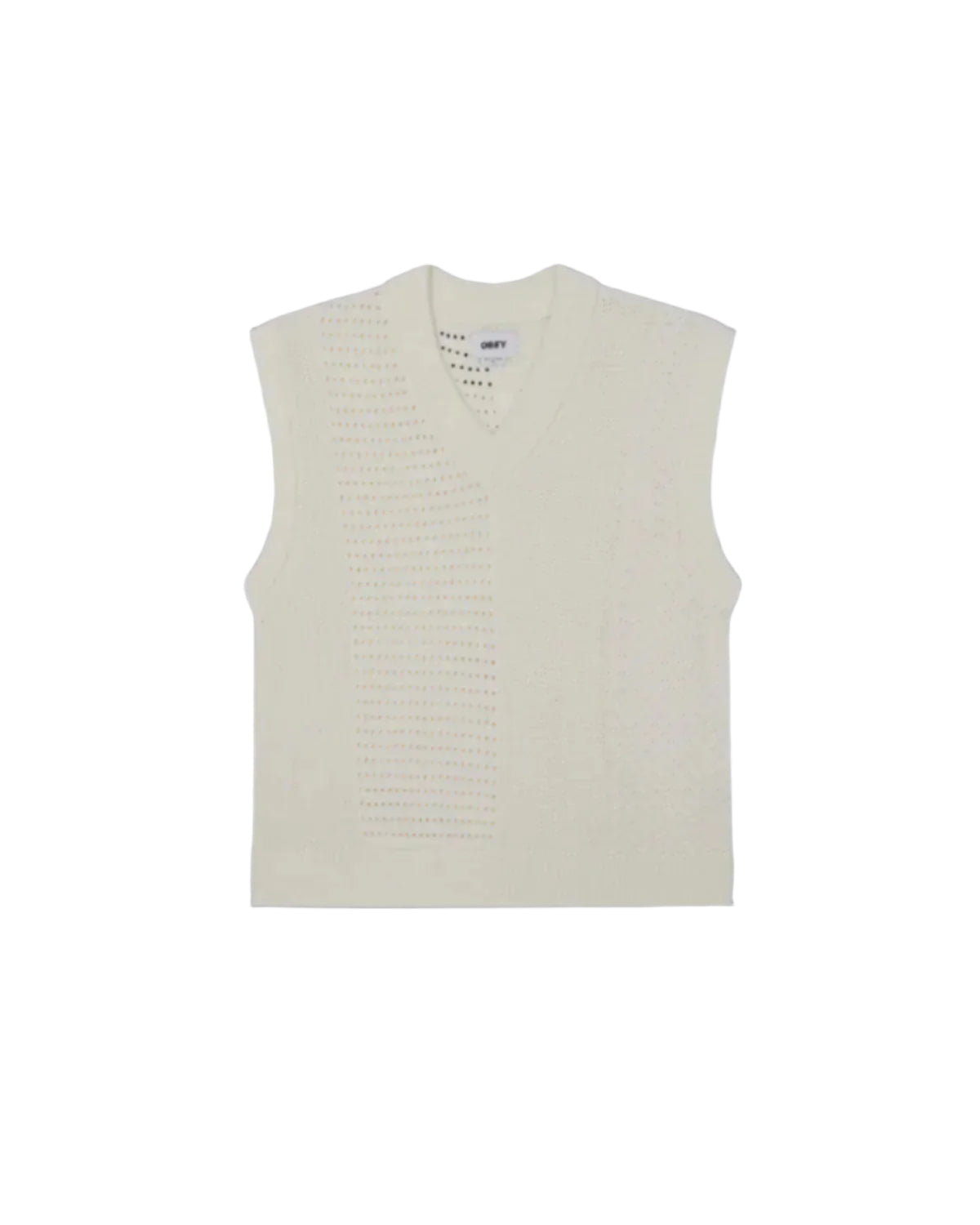 Obey Garret Sweater Vest - Cream