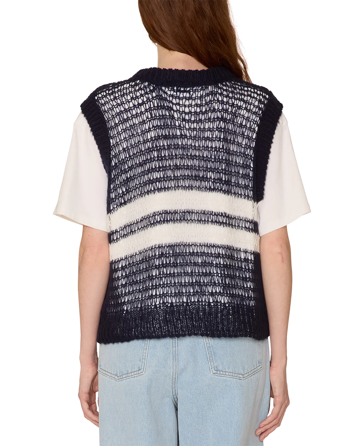 Obey Oona Sweater Vest - Navy