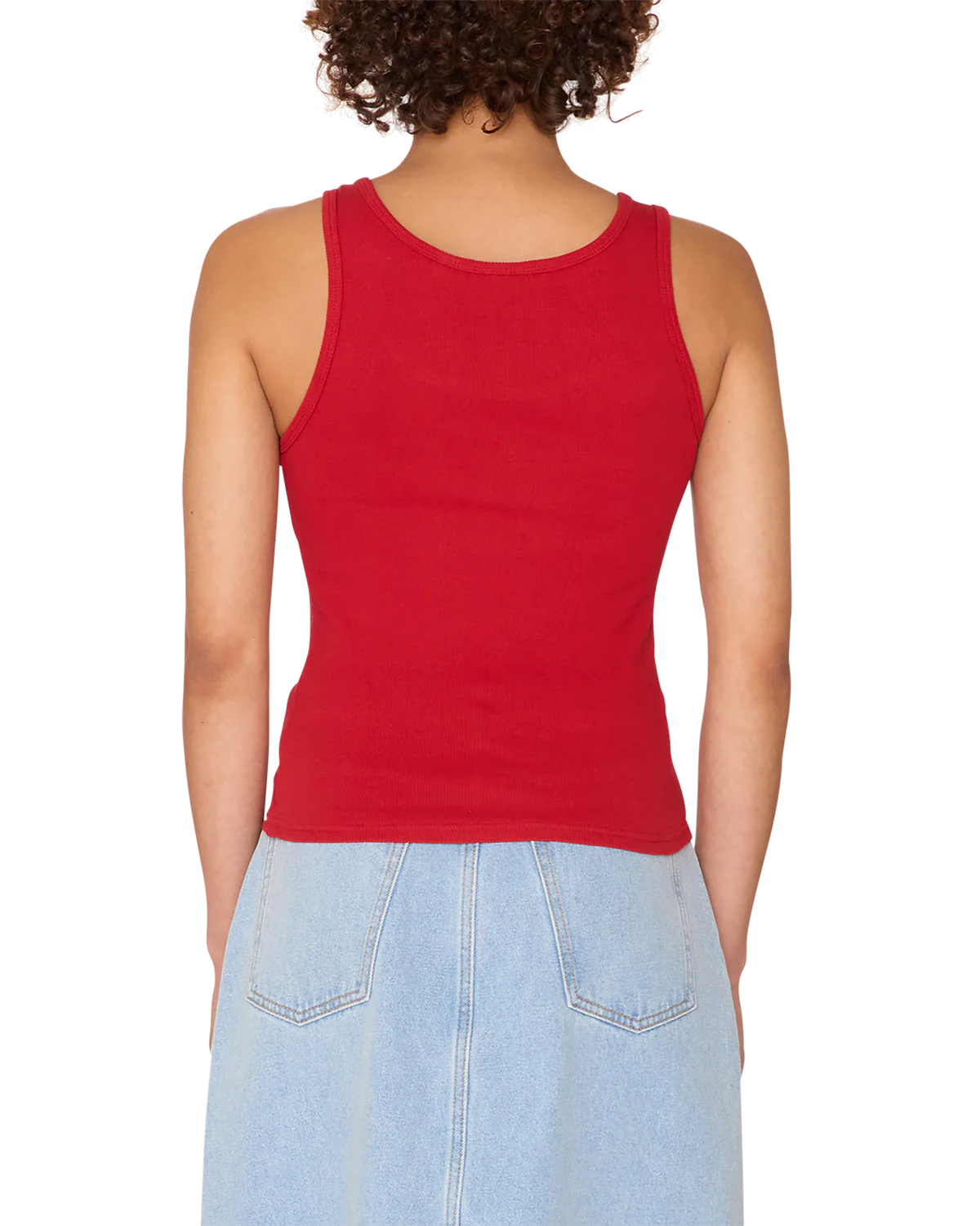 Obey Ribbon Rib Tank - Red