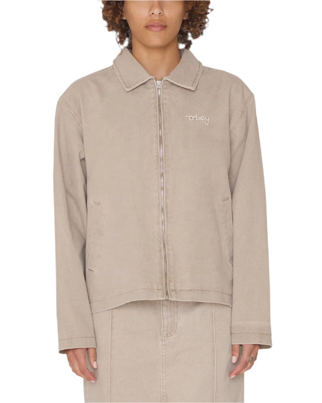 Obey Serene Zip Jacket - Fungi