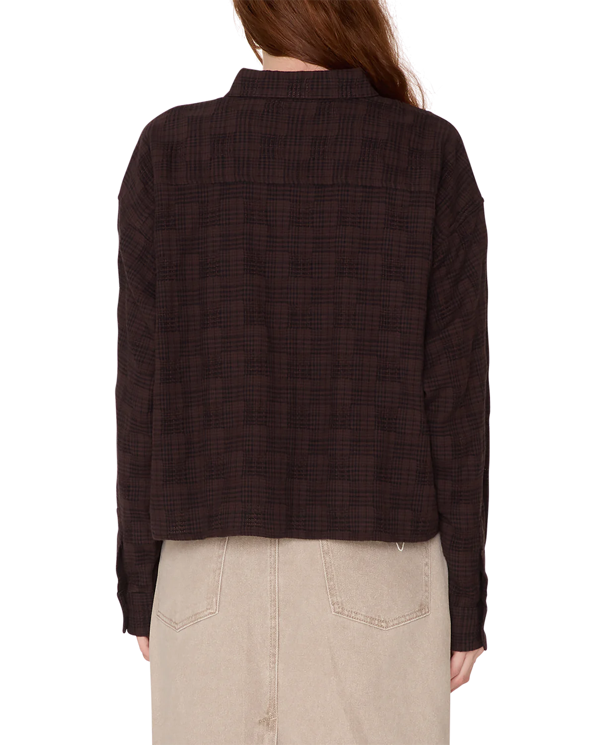 Obey Vivian Plaid shirt - Brown Multi