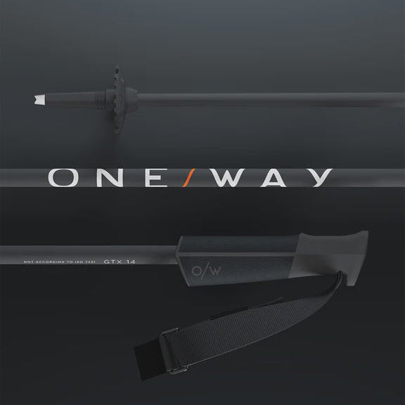 Fischer GTX 14 XC Ski Poles - Asphalt