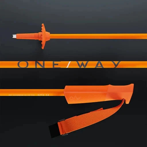 Fischer GTX 14 XC Ski Poles - Flame