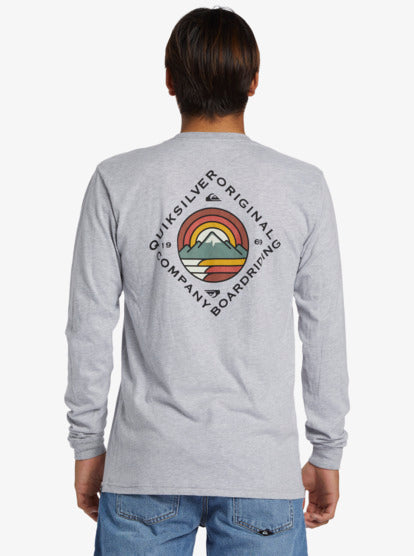 Quiksilver Scenic View Long Sleeve T-Shirt - Athletic Heather