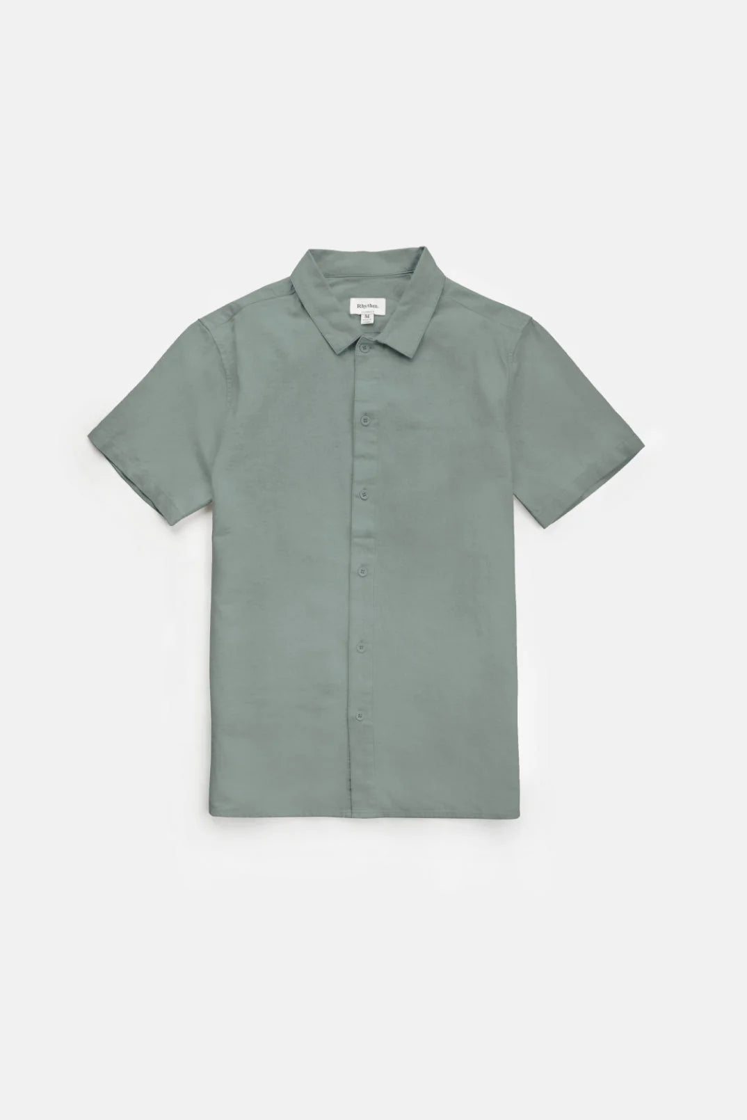 Rhythm Classic Linen SS Shirt - Seafoam